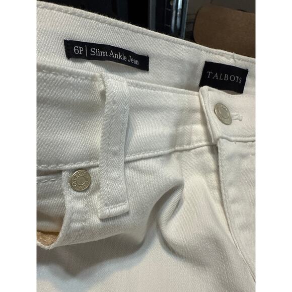 Talbots  Stretchy Slim Ankle Jeans, size 6P 25.5 Inseam - Picture 4 of 6